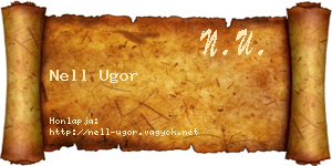 Nell Ugor névjegykártya